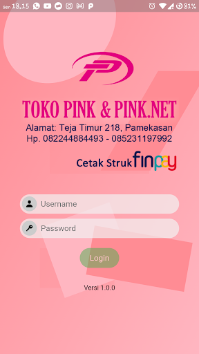 Android application PINK NET screenshort