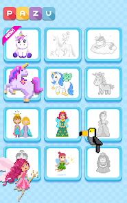 Screenshot 12 Pixel Coloring para niños - Co android