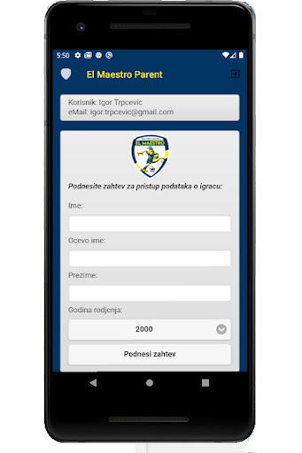 Android application El Maestro screenshort