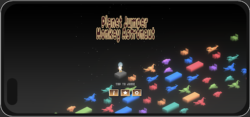 Planet Jumper:Monkey Astronaut Screen 2