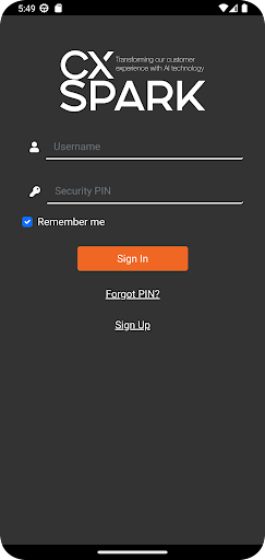 Android application CX Spark screenshort