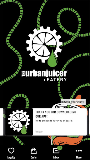 Android application The Urban Juicer screenshort