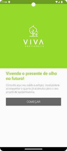 Android application Meu Futuro screenshort