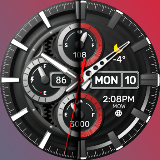 Chester Hybrid style watchface Laai af op Windows