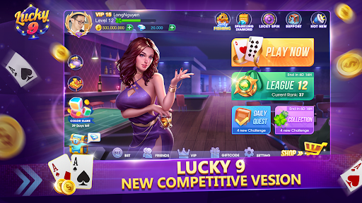 Android application Lucky 9 ZingPlay – Master Wins screenshort
