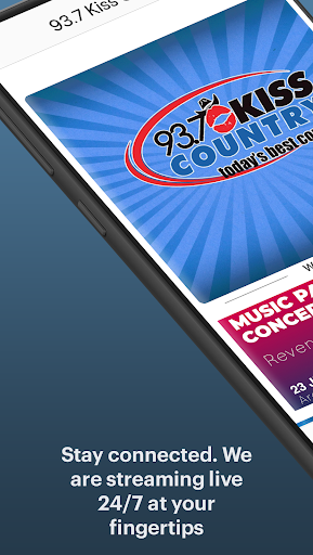 Android application 93.7 Kiss Country screenshort
