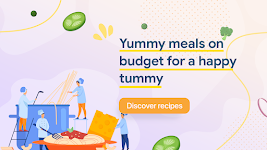 screenshot of Cheap Food Recipes App