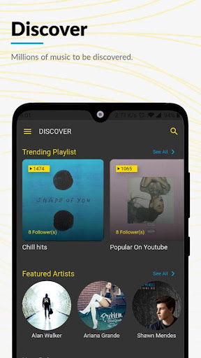 Android application DigiMusic Play screenshort