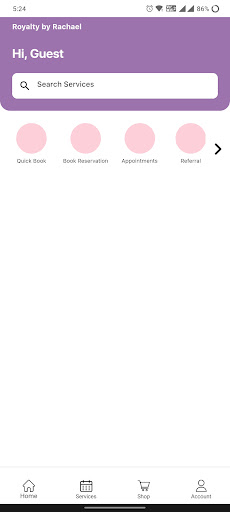 Android application Royalty by Rachael MedSpa screenshort