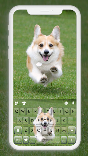 Android application Happy Corgi Keyboard Backgroun screenshort