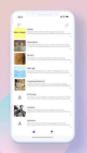 A Glossary Of Literary Terms