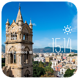 Palermo weather widget/clock icon