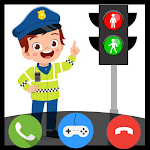 Cover Image of Download Fake Call Police Game - Prank  APK