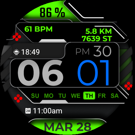 Watch Face A12 screenshot 9