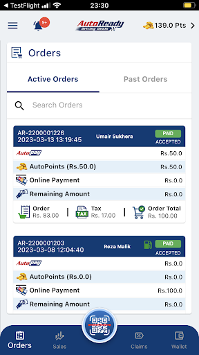 Android application AutoReady Retailer screenshort