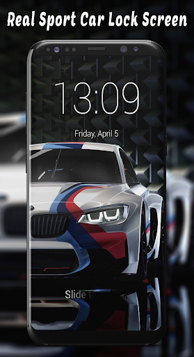 Android application Real Sport Car Lock Screen screenshort