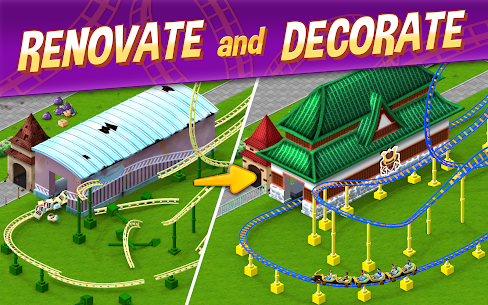 RollerCoaster Tycoon® Puzzle MOD APK 1.5.5682 (Unlimited Coins/Tickets) 9