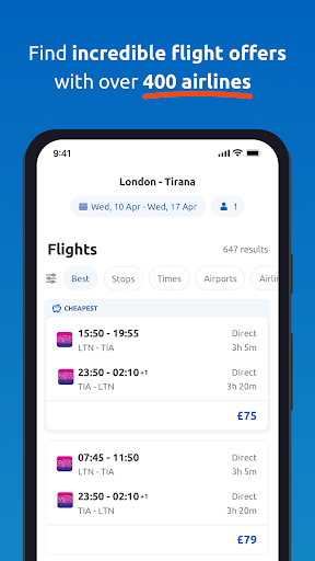 Bravofly - flights and hotel Screen 2
