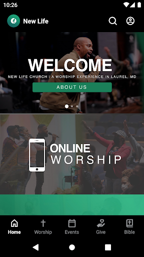 Android application New Life Nation screenshort
