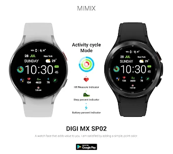 MIMIX Digital Sp02 Watchface