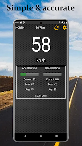 Captura 10 Speedometer and G-Force meter android