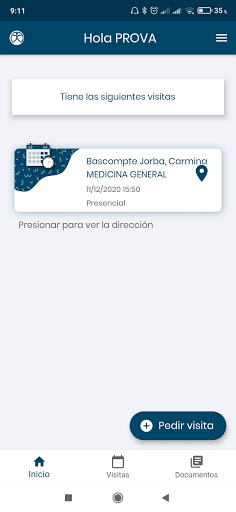 Android application MIPS Centres Mèdics screenshort