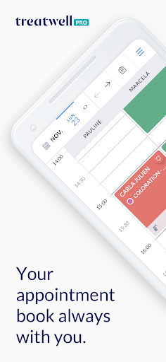 Android application Treatwell Pro (For Business) screenshort