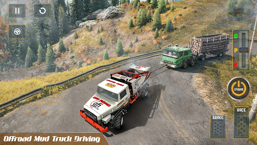 Jogo de Caminhões Offroad Realista com Atoleiros Para Celular - Truck  Simulator Offroad 4 