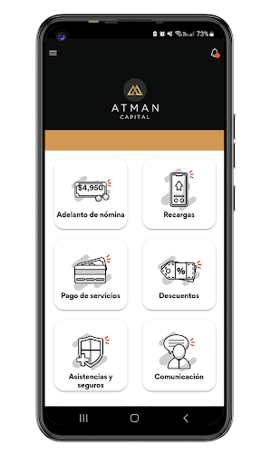 Android application Atman Capital screenshort
