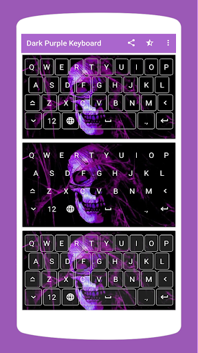 Dark Purple Keyboard Theme