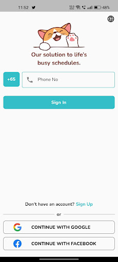 Android application Knoc Knoc screenshort