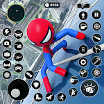 Cover Image of Download Flying Spider Rope Hero Games  APK