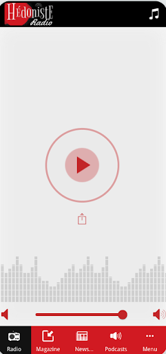 Android application Hedoniste Radio screenshort