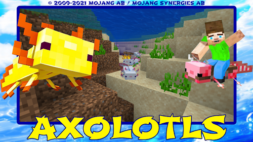 Axolotl Skins Minecraft PE - A 1