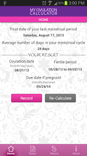 My Ovulation Calculator  Screenshots 2