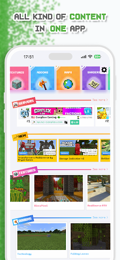 Android application Addons & Mods for Minecraft PE screenshort
