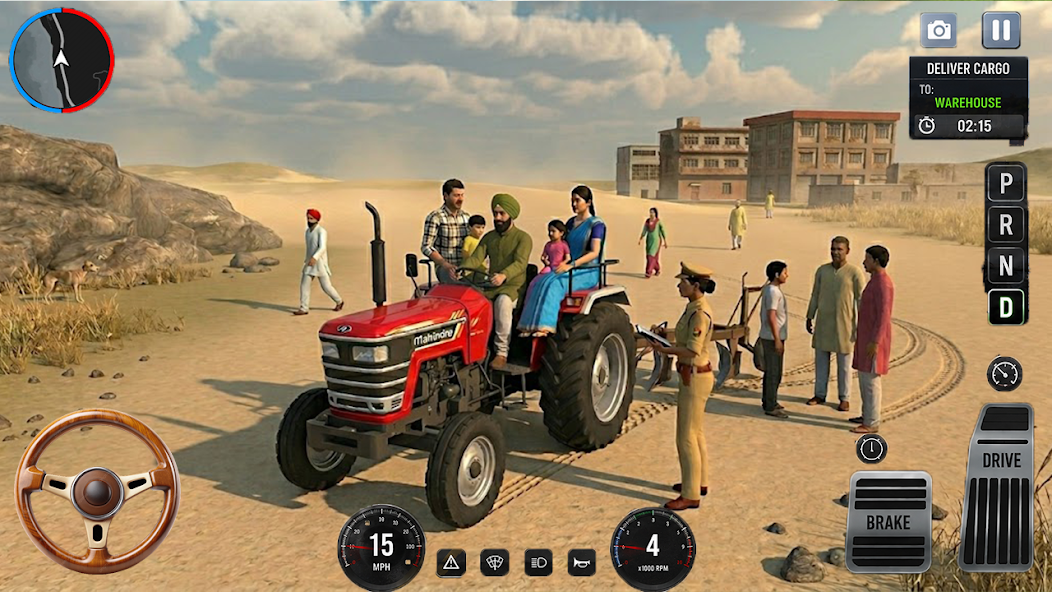 Real Tractor Modern Farming 3D MOD APK screenshot