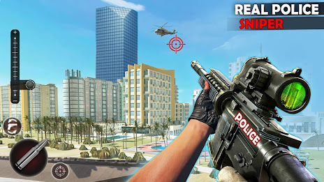 Police Sniper Gun Shooting 3D poster 16