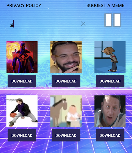 Dank Memes Soundboard Screen 2
