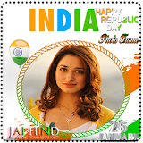 Indian Repubic day photo frame icon