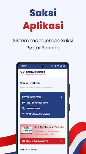 Saksi Partai Perindo Screen 3