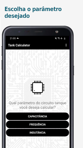 Android application Tank Calculator screenshort