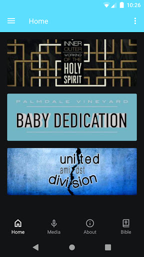 Android application Palmdale Vineyard Church screenshort