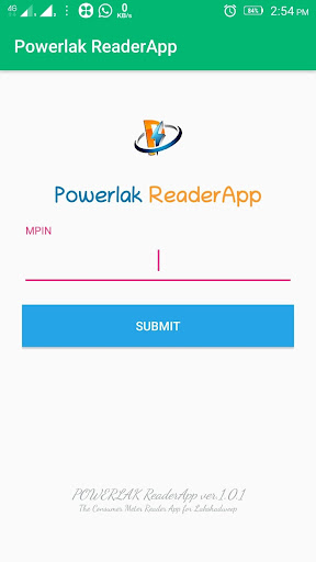POWERLAK ReaderApp Screen 3