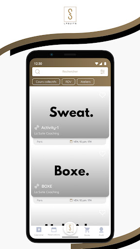 Android application La Suite Coaching screenshort
