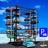 Rotary Car Parking Transporter icon
