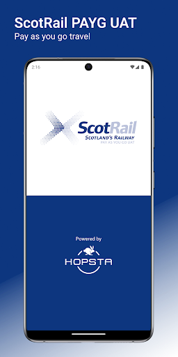 Android application ScotRail PAYG UAT screenshort