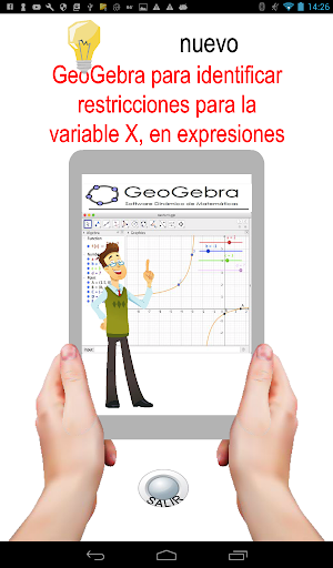 GeoGebra  valores cuando frac