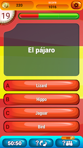 Spanish Vocabulary Quiz Game 9.0 screenshots 2