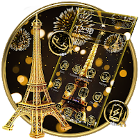 Golden Shine Paris Night Theme